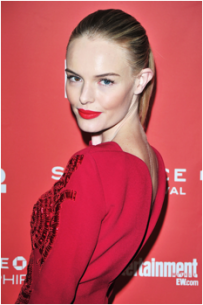 Prime Time- Kate Bosworth preps winter weary skin before applying bold makeup