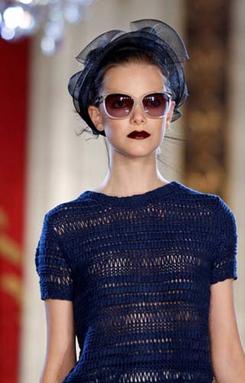 JASON WU SUNGLASS | Seberg,  updated cat-eye, slightly rounded with metal brow detail.