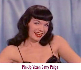bettie page face