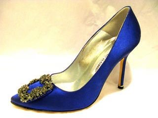 WIN MANOLO BLAHNIK’S “SOMETHING BLUE” SHOES FROM CARRIE’S CLOSET IN SEX AND THE CITY