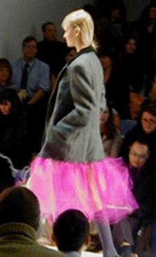 pink puffy skirt