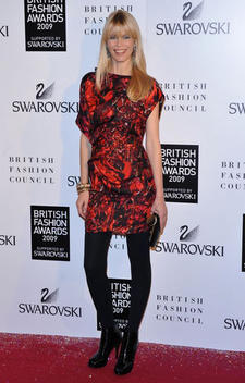 Claudia Schiffer at the British Fashion Awards 2009