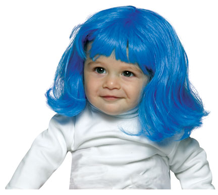 Blue Baby Wig