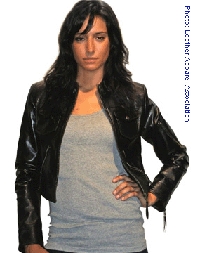 blk leather jacket