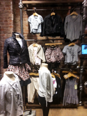 AllSaints Spitalfield SoHo, NY store children's department