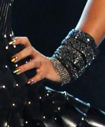 Detail Beyoncé Knowles dressed in Atelier Versace Detail Beyoncé Knowles dressed in Atelier Versace