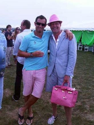 Men In Pink: Rob and Brad