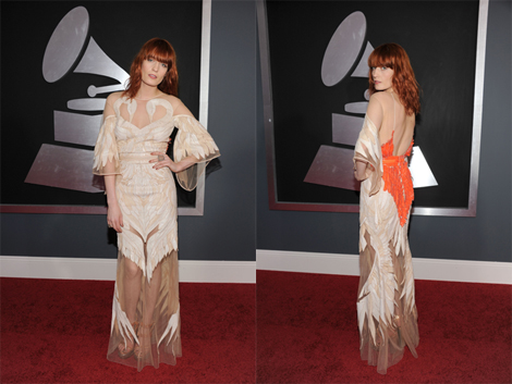 Florence Welch in Givenchy Haute Couture by Riccardo Tisci
