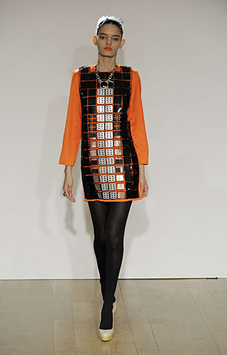 Holly Fulton Fall / Winter 2010 runway collection at London Fashion Week