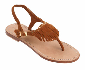 Mystique T-Strap Sandal with Fringe Mystique T-Strap Sandal with Fringe