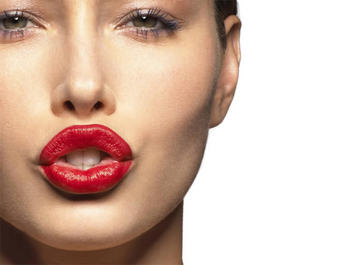 Big red lips