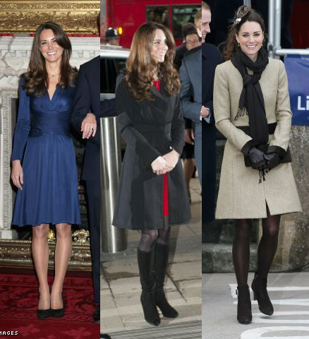 She's not afraid to add black tights to make a classic look fresh She's not afraid to add black tights to make a classic look fresh