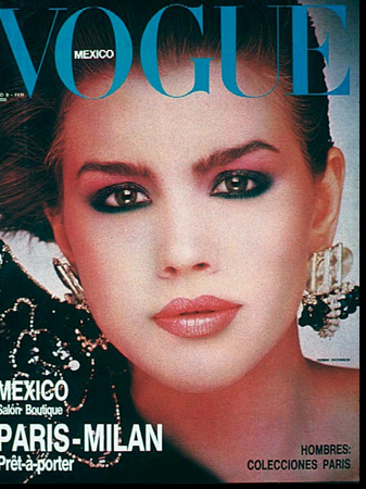 Debbie Dickinson on the cover of Vogue Mexico Debbie Dickinson on the cover of Vogue Mexico