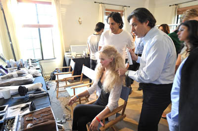 Frederic Fekkai and Lead Stylist, Renato Campora Creates Two Signature Hair Styles with an Emphasis on Texture