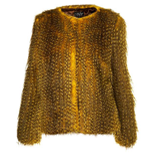TopShop BOXY FAUX FUR CHUBBY COAT TopShop BOXY FAUX FUR CHUBBY COAT
