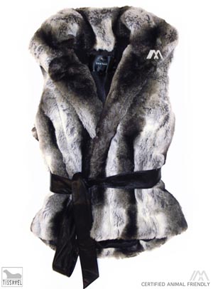 Faux fur vest by Imposter